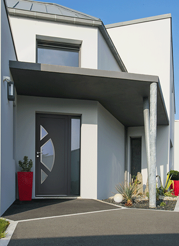 Portes d'entrée PVC