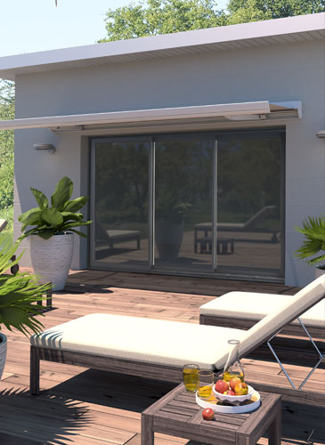Baie vitrée alu