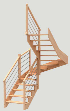 DOUBLE QUART TOURNANT INTERMÉDIAIRE