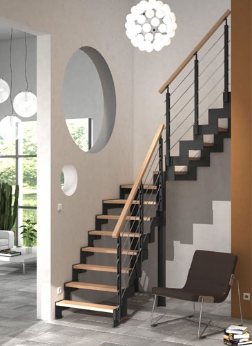 escalier cremaillere metal