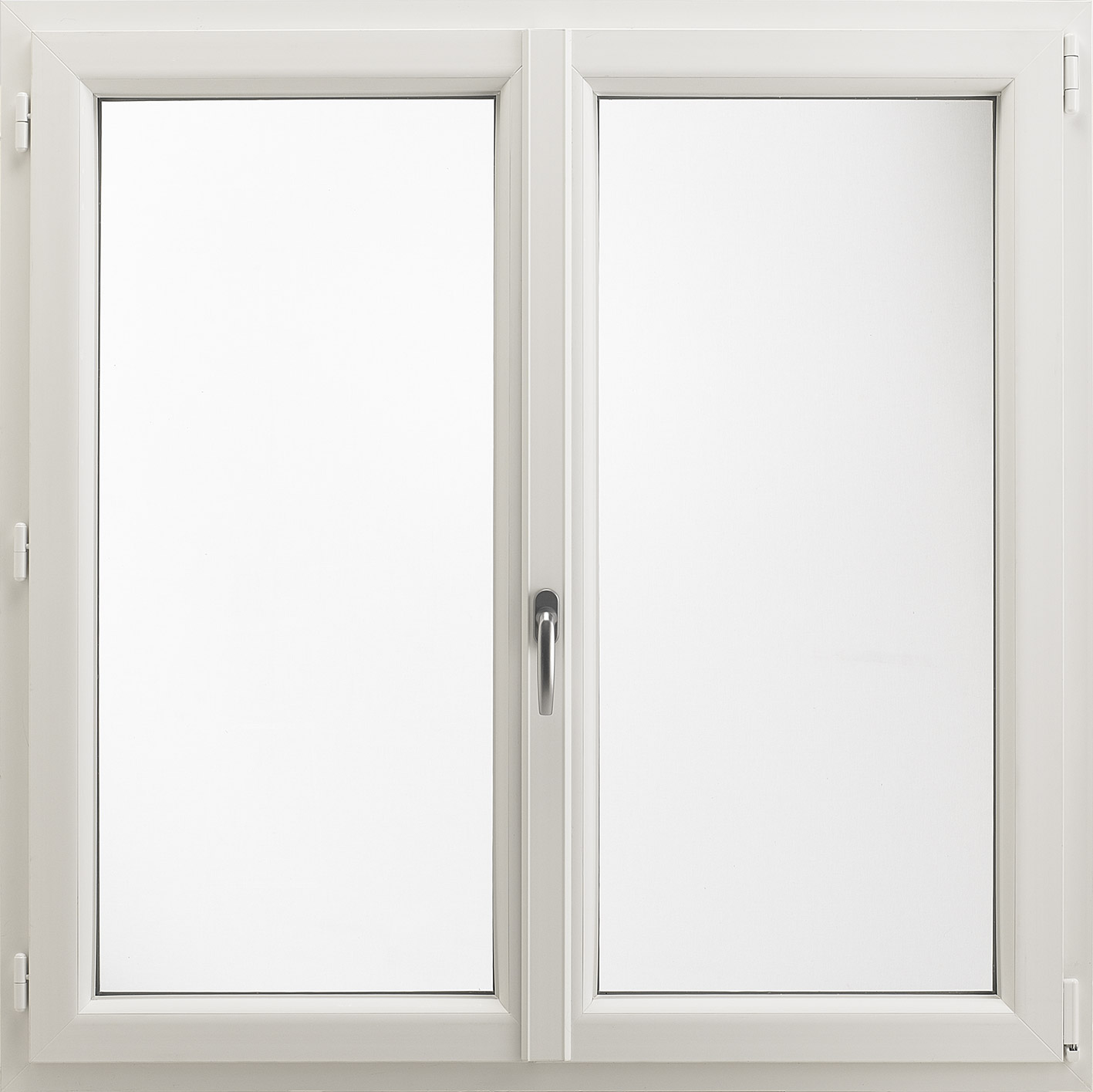 FENÊTRE 2 VANTAUX OPTION POIGNEE CENTREE