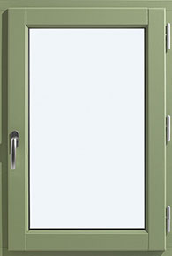 FENÊTRE 1 VANTAIL VERTE