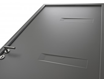 Détail porte Acier Graph