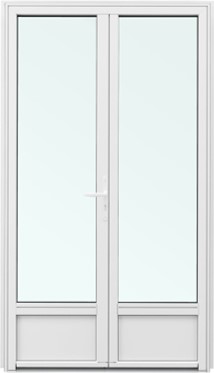 porte balcon 2 vantaux avec soubassement