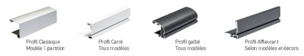 Profils de porte de placard coulissante Alégra² GIMM Menuiseries