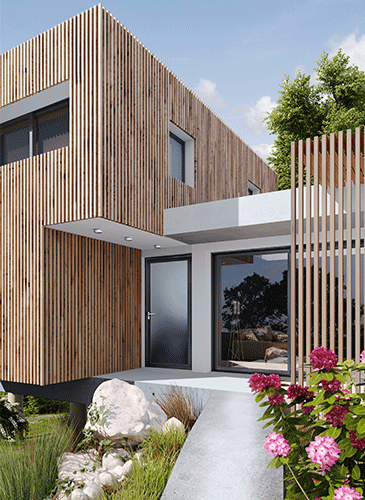 porte d'entrée aluminium