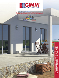 brochure menuiserie visual aluminium GIMM Menuiseries