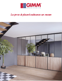 brochure portes de placard coulissantes GIMM Menuiseries
