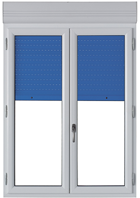 Fenêtre Tempo alu avec volet roulant intégré